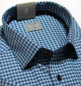 Preview: Marvelis Hemd Halbarm, Comfort Fit - türkis/blau- 70417243