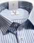 Preview: Marvelis Hemd extra langer Arm 69cm, Modern Fit -blau/weiß- 72387911