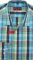 Preview: Marvelis Hemd Langarm 64cm, Body Fit -grün/blau/weiß- 75061445