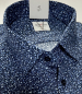 Preview: Marvelis Hemd extra langer Arm 69cm, Modern Fit -marine/blau/weiß - 72408918
