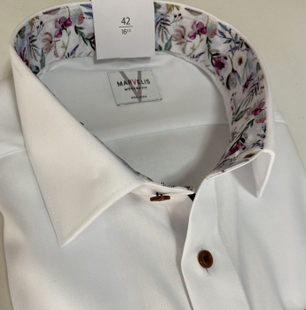 Marvelis Hemd extra lg. Arm 69cm, Modern Fit -weiß- 72001910