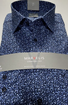 Marvelis Hemd Langarm 64cm, Comfort Fit -marine/blau- 70408418