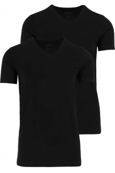 Marvelis  T-Shirt Doppel 28200068 schwarz V-Ausschnitt