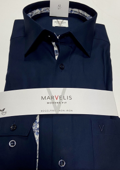 Marvelis Hemd extra langer Arm 69cm, Modern Fit -marine- 72018918