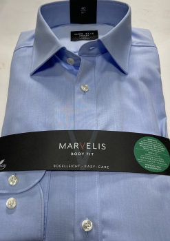 Preview: Marvelis Hemd  Body Fit Langarm 64cm -hellblau- 75996411