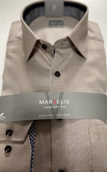 Marvelis Hemd Langarm 64cm, Comfort Fit -beige- 70068422