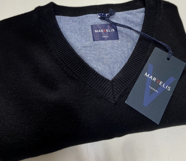 Marvelis Pullover V-Ausschnitt -schwarz- 19901068