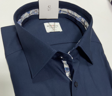 Marvelis Hemd extra langer Arm 69cm, Modern Fit -marine- 72018918