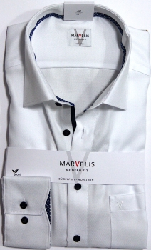 Marvelis Hemd extra lg. Arm 69cm, Modern Fit -weiß- 72227900