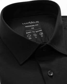 Marvelis Jerseyhemd Glatt Extralanger Arm 69cm, Modern Fit -schwarz- 72628968