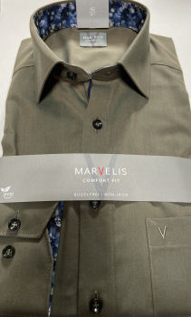 Marvelis Hemd Langarm 64cm, Comfort Fit -grün- 70468448