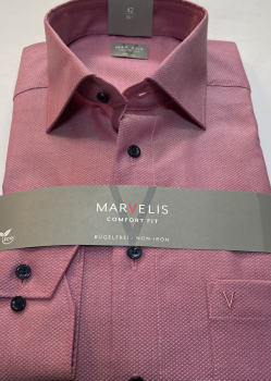 Marvelis Hemd Langarm 64cm, Comfort Fit -fuchsia- 70058497