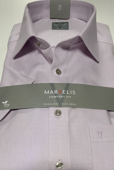 Marvelis Hemd Halbarm Comfort Fit -flieder- 70081292
