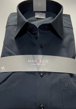 Marvelis Hemd Halbarm Comfort Fit -anthrazit- 70081268