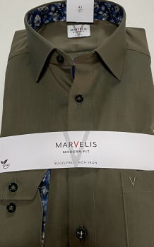 Marvelis Hemd extra langer Arm 69cm, Modern Fit -khaki- 72468948