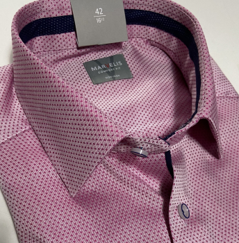 Marvelis Hemd Halbarm Comfort Fit -fuchsia- 70041295