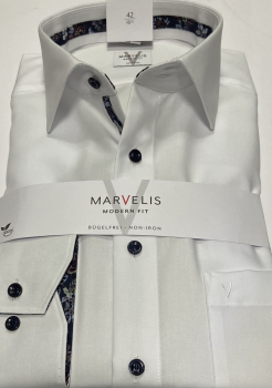 Marvelis Hemd extra langer Arm 69cm, Modern Fit -weiß- 72018900