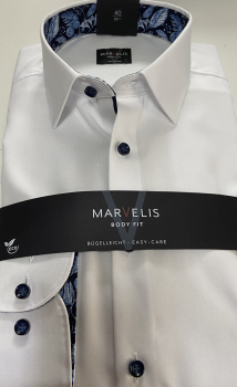 Marvelis Hemd Extra langer Arm 69cm, Body Fit -weiß- 75248910