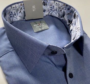 Marvelis Hemd Langarm 64cm, Comfort Fit -blau- 70001414