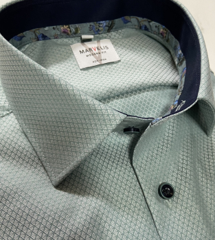 Marvelis Hemd extra lg. Arm 69cm, Modern Fit -grün- 72042945