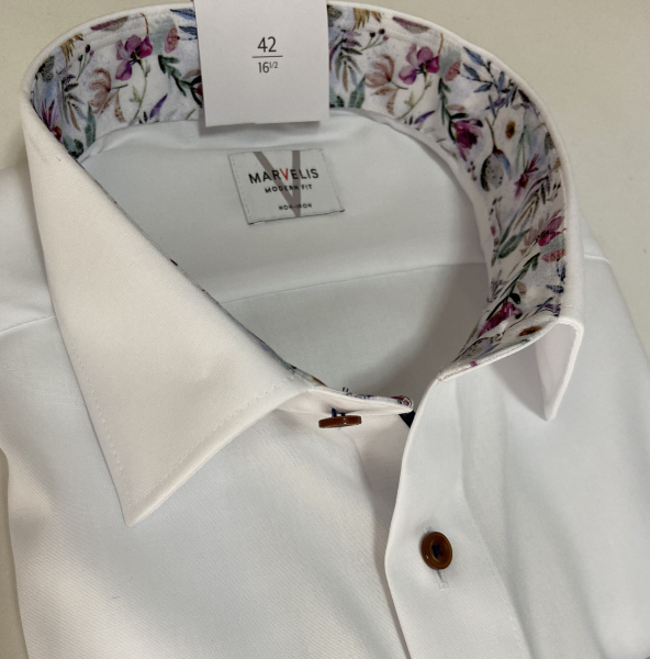 Marvelis Hemd extra lg. Arm 69cm, Modern Fit -weiß- 72001910