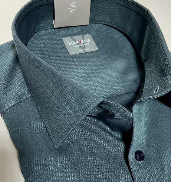 Marvelis Hemd Halbarm Comfort Fit -grün- 70081249
