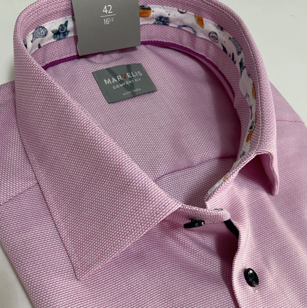 Marvelis Hemd Halbarm Modern Fit -rose- 72071295