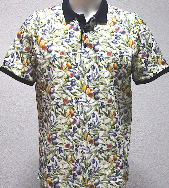 Marvelis Polo Shirt -marine/weiß/olive- 64257200