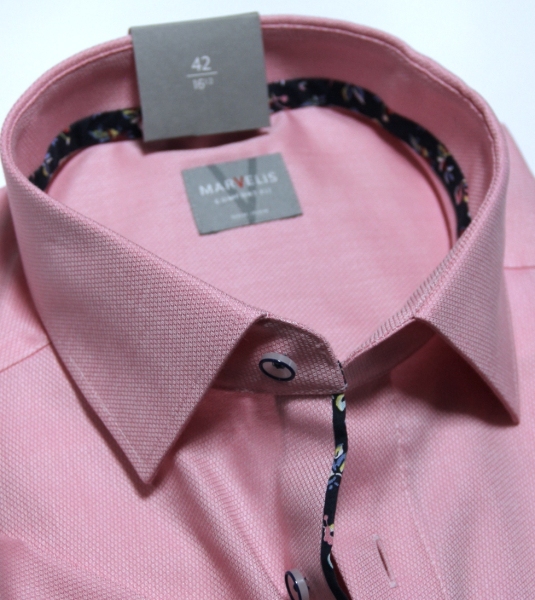 Marvelis Hemd Halbarm Comfort Fit -rose- 70017230
