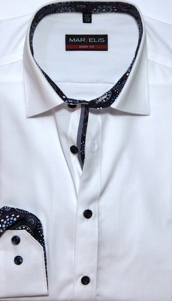 Marvelis Hemd  Body Fit Extra langer Arm 69cm -weiß- 75245900
