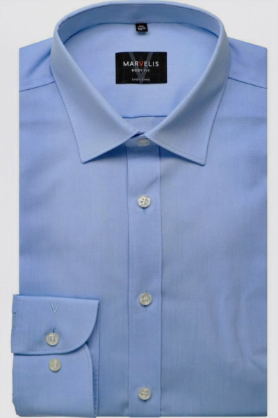 Marvelis Hemd  Body Fit Langarm 64cm -hellblau- 75996411
