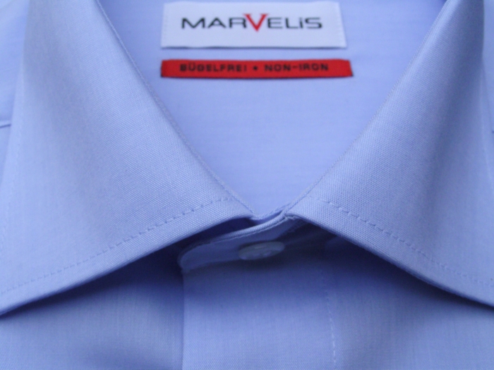 Marvelis Hemd Halbarm Comfort Fit -blau- 79591211