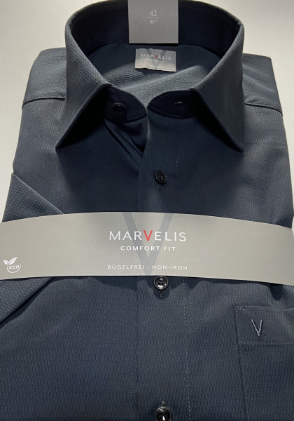 Marvelis Hemd Halbarm Modern Fit -grün- 72081245