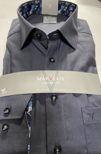 Marvelis Hemd Langarm 64cm, Comfort Fit -anthrazit- 70468468