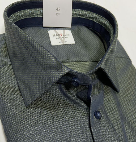 Marvelis Hemd extra lg. Arm 69cm, Modern Fit -grün- 72038947