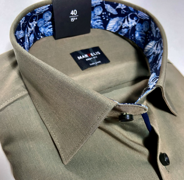 Marvelis Hemd Extra langer Arm 69cm, Body Fit -khaki- 75248948
