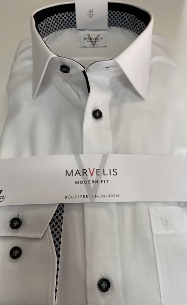 Marvelis Hemd extra lg. Arm 69cm, Modern Fit -weiß- 72068968 - Kopie