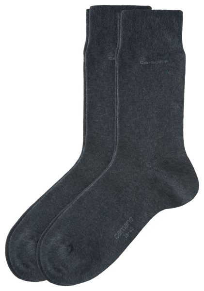 2-Pack, Socken, 3642-08 anthrazit