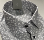 Marvelis Hemd Langarm 64cm, Comfort Fit -schwarz/weiß- 70381461