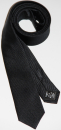 Krawatte 500-68 (5 cm) - schwarz -