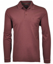 Softknitpolo Langarm 5493691-061 Fb. Weinrot