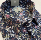 Marvelis Hemd Langarm 64cm, Comfort Fit -fuchsia/blau/weiß- 70198418